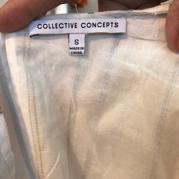 COLLECTIVE CONCEPTS SIZE S SLEEVELESS RUFFLE - Picture 5 of 8